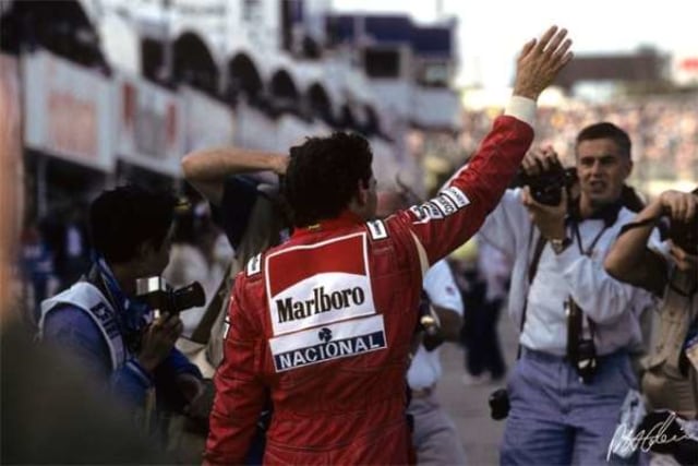 Ayrton Senna.