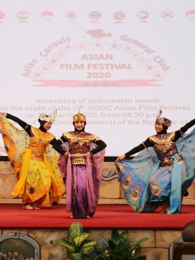 Pertunjukan tari pada penutupan acara Asian Film Festival 2020. Foto: Dok. KJRI Jeddah