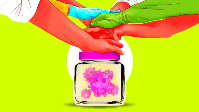 Gagap hadapi corona. Ilustrator: Indra Fauzi/kumparan