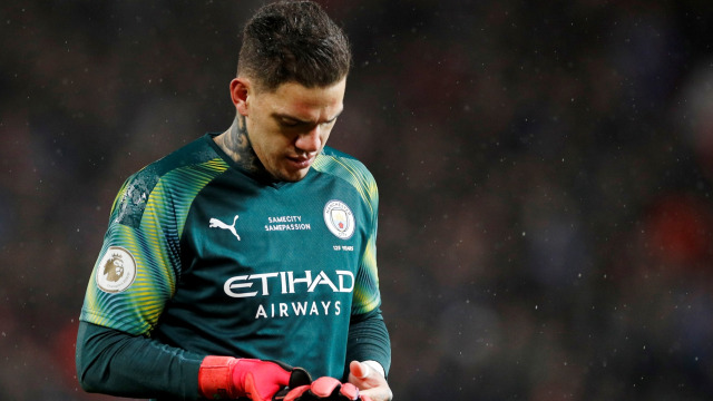 Kiper Manchester City, Ederson Moraes. Foto: REUTERS/Phil Noble 