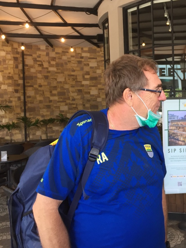 Robert Rene Alberts, pelatih Persib Bandung. Foto: Sandy Firdaus/kumparan