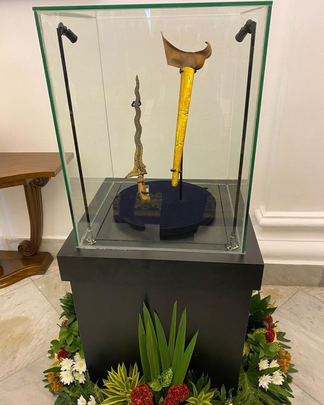 Keris Pangeran Diponegoro. Foto: Instagram/@pramonoanungw