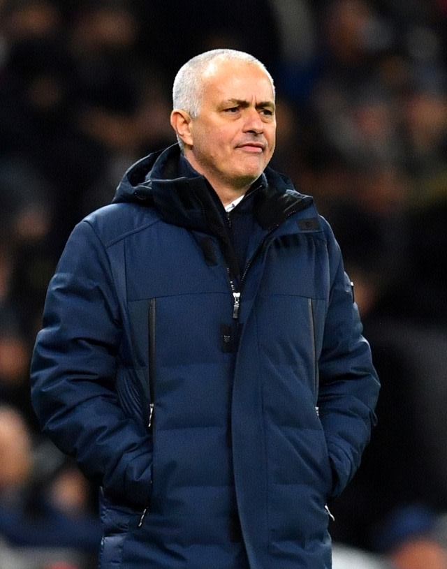 Jose Mourinho di laga vs RB Leipzig. Foto: Reuter/Dylan Martinez