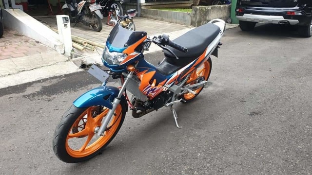 Tampilan depanHonda Nova Dash SR 150 Foto: Dok. Prasetya Wibawa Mukti (2strokeenthusiast)