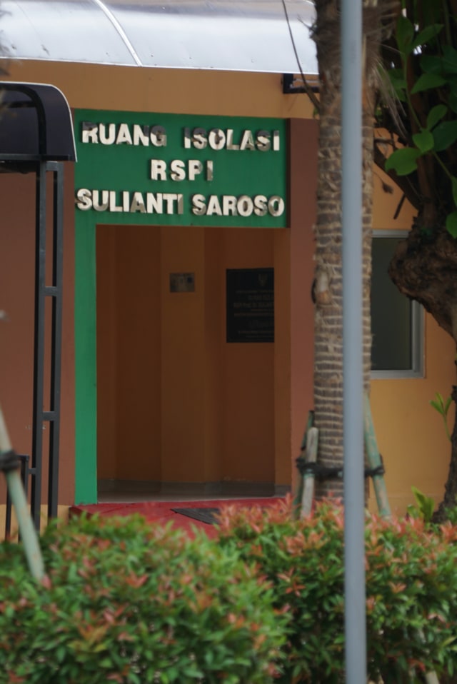Suasana area RSPI Sulianti Saroso tempat isolasi pasien Corona Covid 19, Rabu (11/3). Foto: Helmi Afandi Abdullah/kumparan