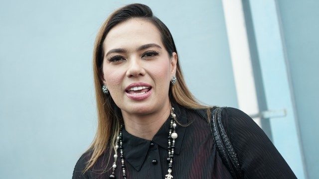 Artis Catherine Wilson saat ditemui dikawasan Tendean, Jakarta, Rabu, (11/3). Foto: Ronny