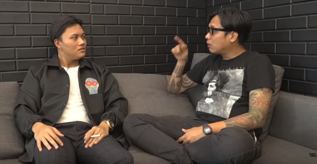 Rizky Febian dan Gofar Hilman. (Foto : Chanel Gofar Hilman)