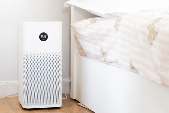 com-Ilustrasi air purifier yang disimpan di kamar. Foto: Shutterstock