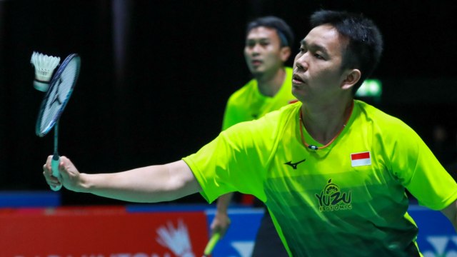 Ganda putra Indonesia, Mohammad Ahsan/Hendra Setiawan. Foto: Dok. PBSI