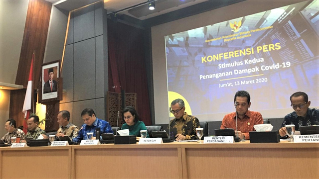 Konpers stimulus kedua penanganan covid-19. Foto: Nicha Muslimawati/kumparan