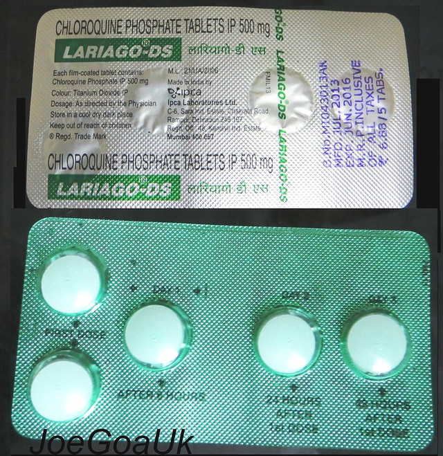 Obat chloroquine phosphate Foto: Joeguauk Goa via Flickr
