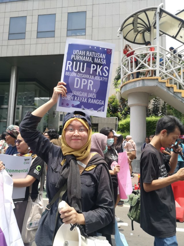 Sang komando aksi, Nurul Nur Azizah. Dokumen pribadi dia.