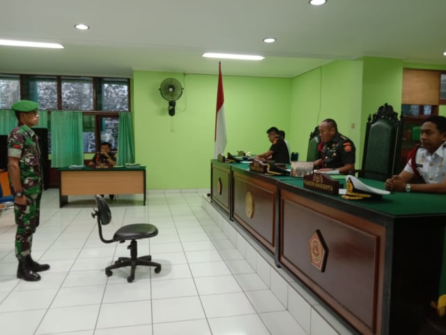 Pratu Demisla Arista Tefbana, anggota TNI di Papua yang mengaku menjual amunisi ke kelompok besenjata. (BumiPapua.com/Kataharina)