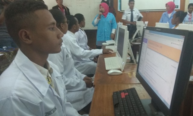 Pelajar di Papua. (BumiPapua.com/Lazore)