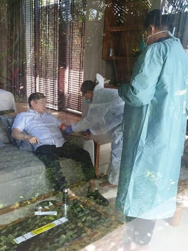 Tes corona di Bali. Foto: Dok. Istimewa