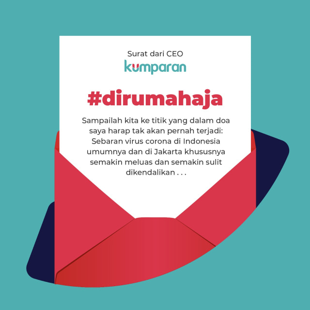 #dirumahaja, Sebuah Inisiatif Bersama