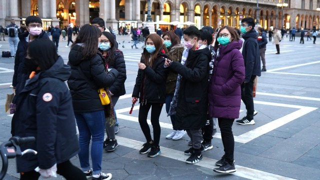 Ilustrasi corona di Italia. Foto: Shutter Stock