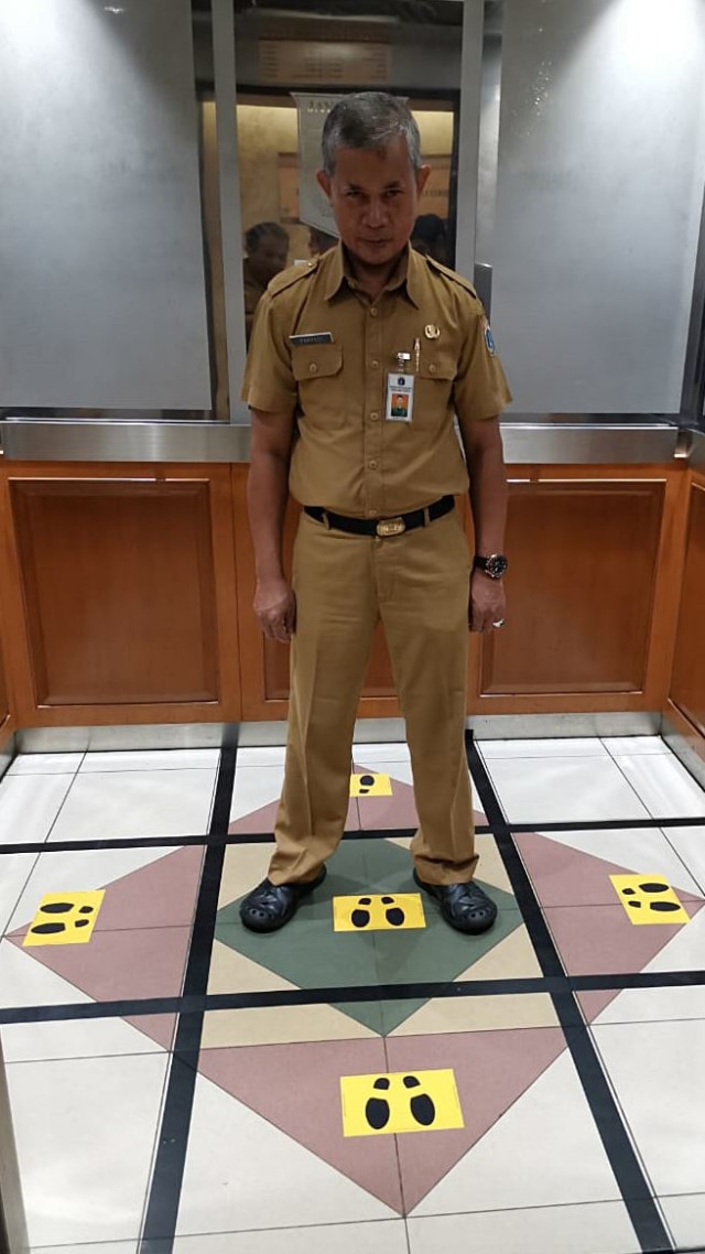 Sejumlah langkah yang dilakukan Pemprov DKI Jakarta di lingkungan Balai Kota untuk mencegah penularan COVID-19 Foto:  Dok. Istimewa