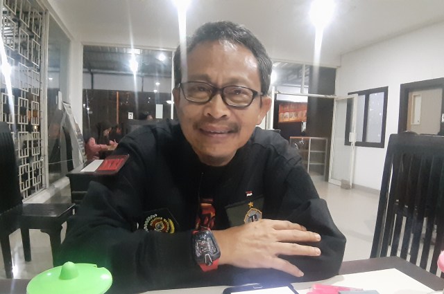 Eks Ketua PWI Sultra periode 2001 - 2006, Andi Tjulang. Foto: Wiwid Abid Abadi/kendarinesia