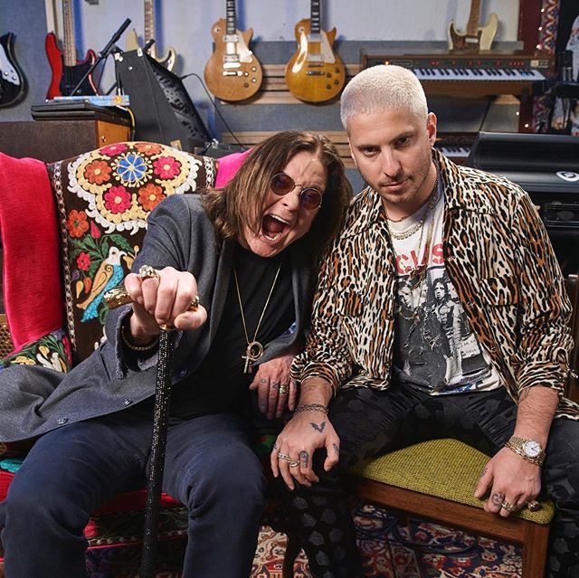 Ozzy Osbourne dan Andrew Watt. Dok: Instagram @thisiswatt