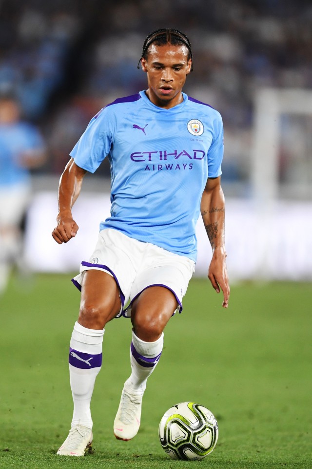 Leroy Sane, pemain Manchester City, dengan gaya rambut khasnya pada 2019. Foto: AFP/CHARLY TRIBALLEAU 