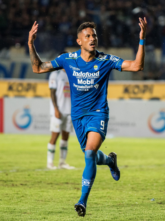 Pemain Persib Bandung Wander Luiz. Foto: ANTARA FOTO/M Agung Rajasa