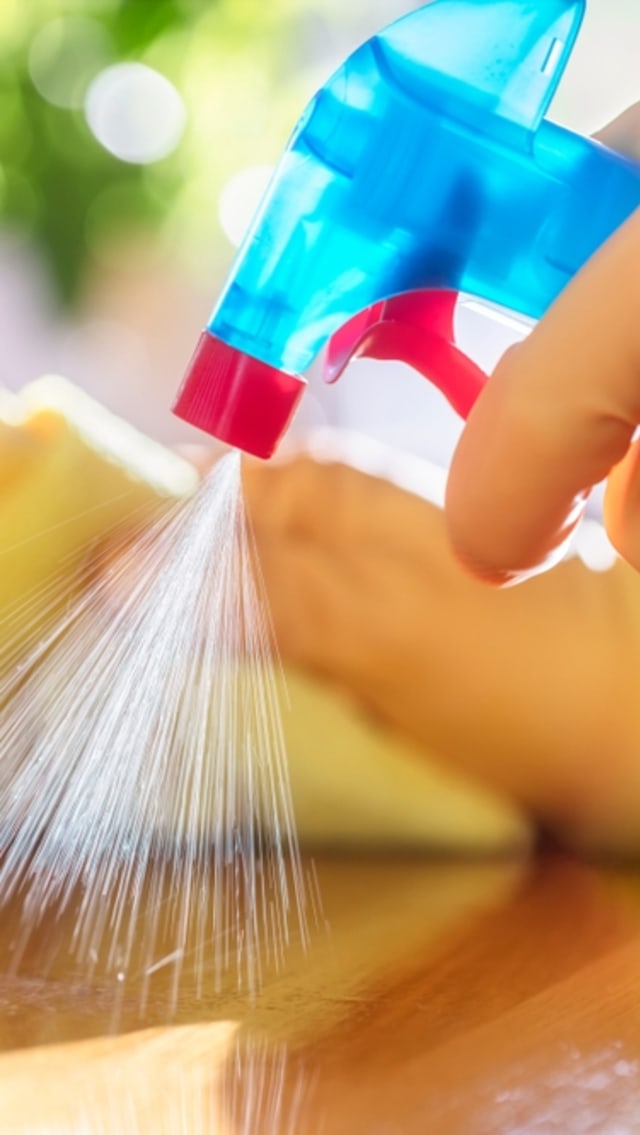 Ilustrasi disinfektan di rumah. Foto: Shutter Stock