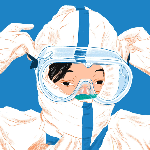 Ilustrasi petugas medis lawan virus corona. Foto: Maulana Saputra/kumparan