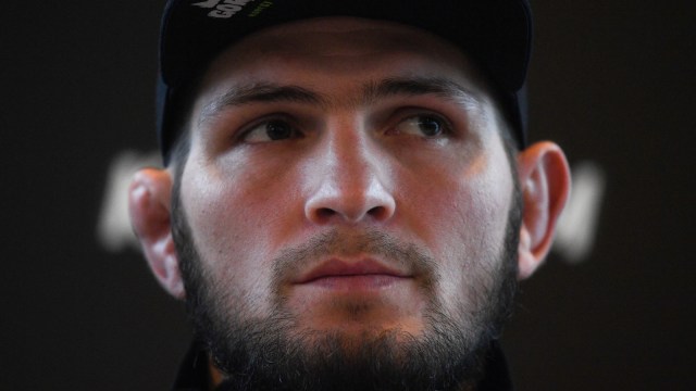 Petarung UFC asal Dagestan, Khabib Nurmagomedov. Foto: AFP/Kirill Kudryavtsev