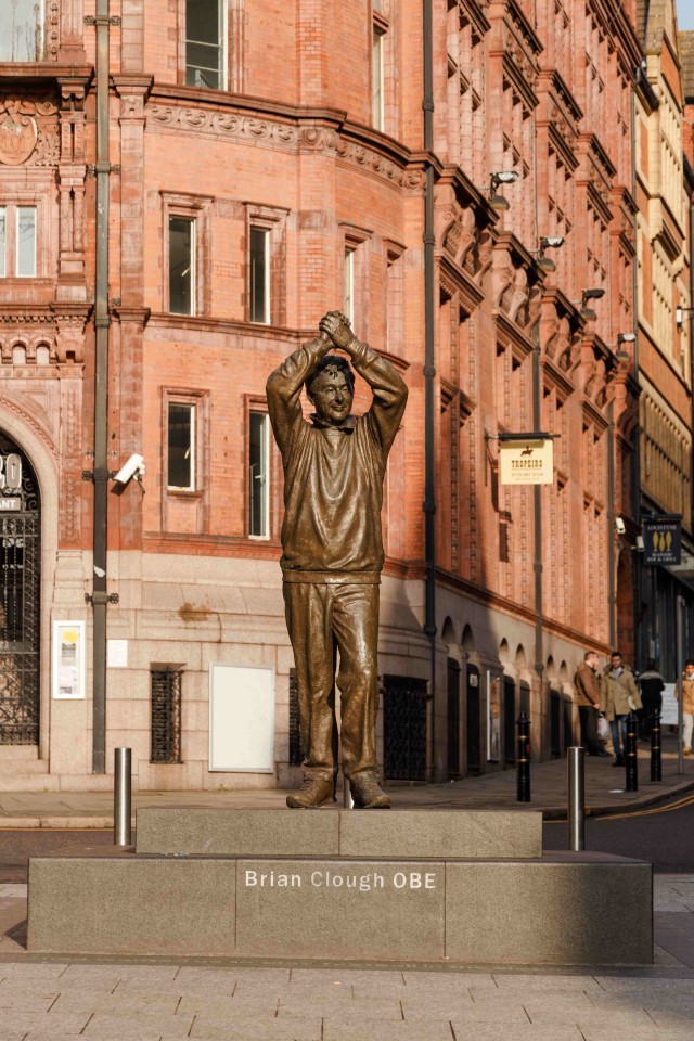 Patung Brian Clough. Foto: Shutter Stock