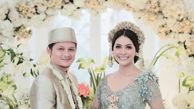 Akad nikah Syamsir Alam dan Bunga Jeltitha. Foto: Instagram @bungajelitha66