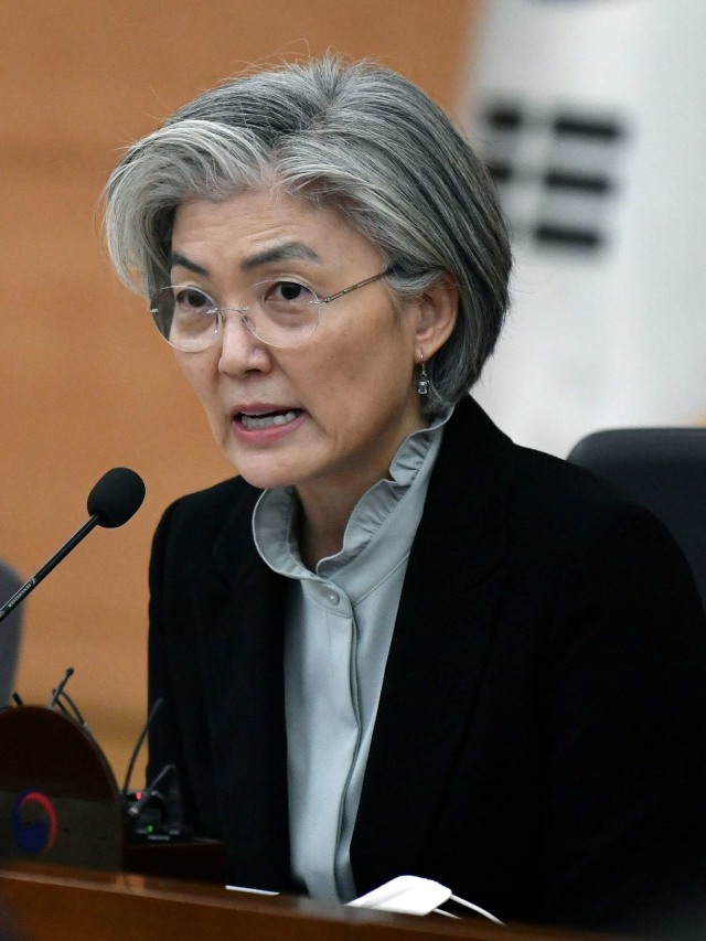 Menteri Luar Negeri Korea Selatan, Kang Kyung-wha. Foto: Jung Yeon-je/Pool via REUTERS