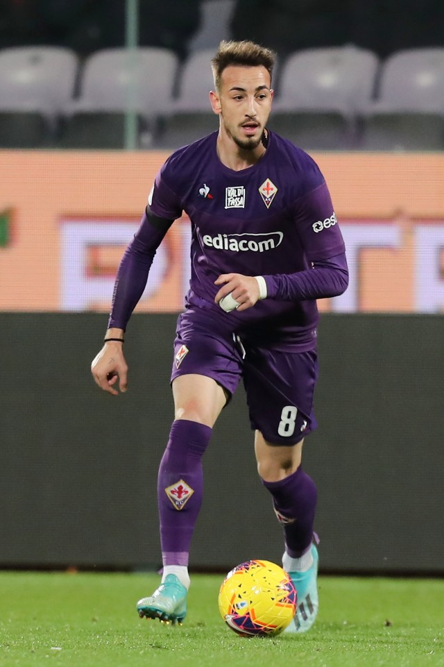 Pemain Fiorentina Gaetano Castrovilli. Foto: Getty Images/Gabriele Maltinti