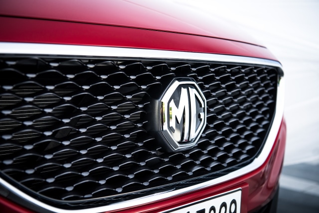 Logo MG dan desain grille MG ZS Foto: dok. MG Motor Indonesia