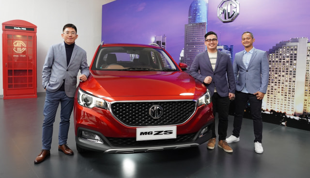 Peluncuran MG ZS lewat streaming Foto: dok. MG Motor Indonesia