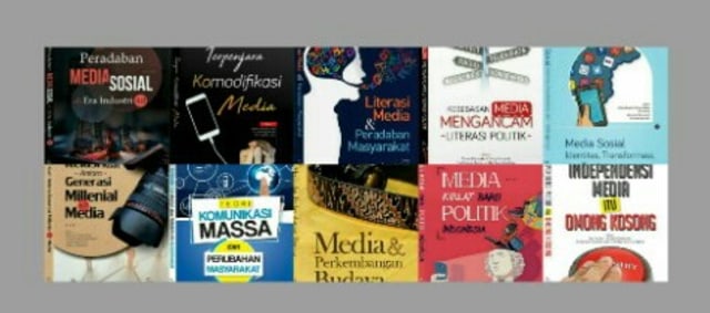 10 Judul Buku dari Kumpulan Tugas Mahasiswa Ilmu Komunikasi UMM 2019. Foto dok. pribadi