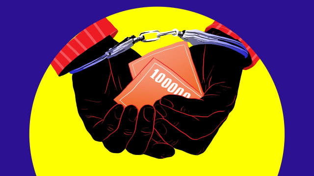 Ilustrasi OTT KPK. Foto: Indra Fauzi/kumparan