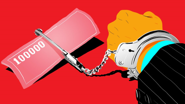 Ilustrasi OTT KPK. Foto: Indra Fauzi/kumparan
