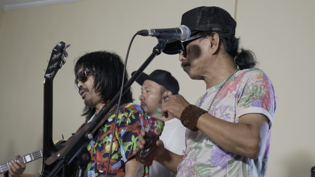 Proses pembuatan video clip Stand Here Alone feat. OM PMR "Judul Beneran" Foto: Dok. Feeling This TV