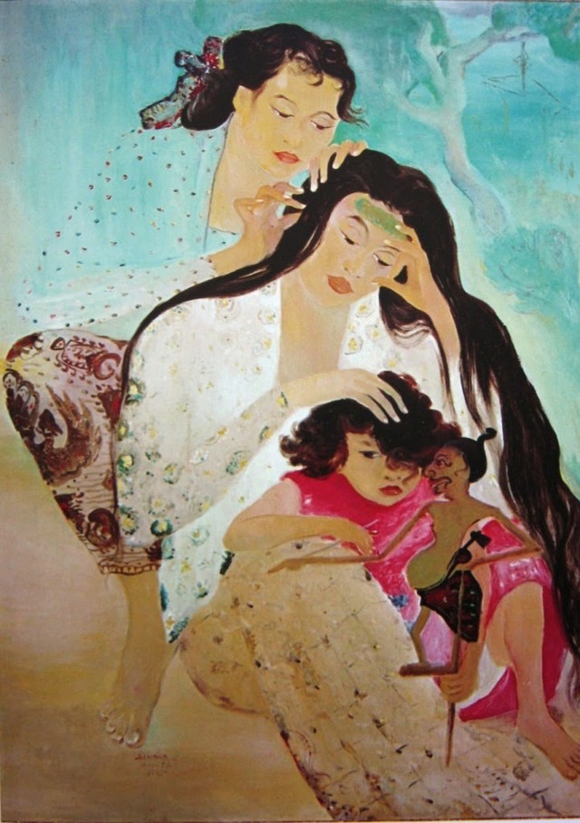 Ilustrasi Mencari Kutu Rambut, Dok: septianaindri