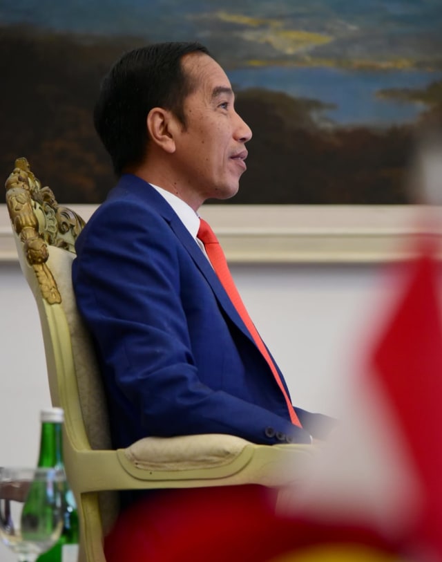 Presiden Joko Widodo ikuti KTT LB G20 dari Istana Bogor Foto: Muchlis Jr/Biro Pers Sekretariat Presiden