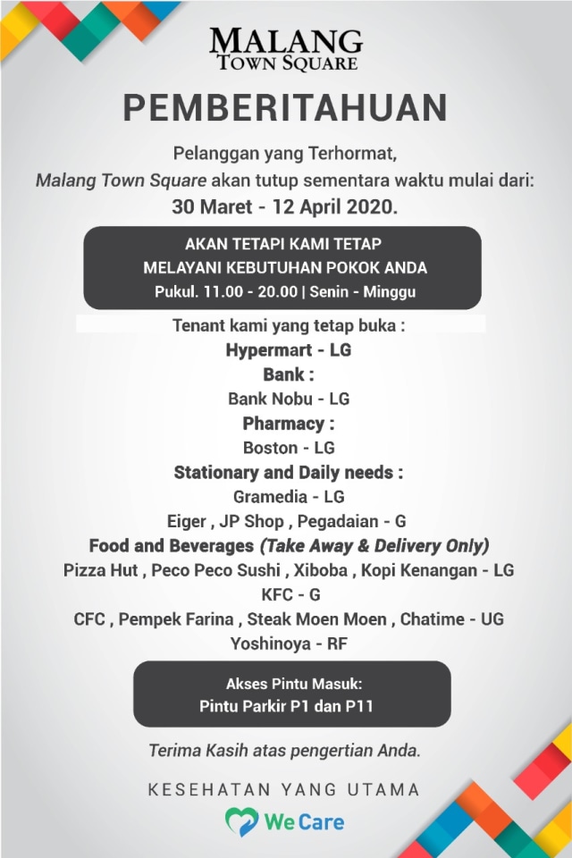 Pengumuman Matos.