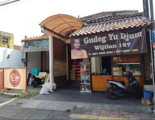 Salah satu rumah makan Gudeg Yu Djum di Yogyakarta. Foto: dok. Gudeg Yu Djum.