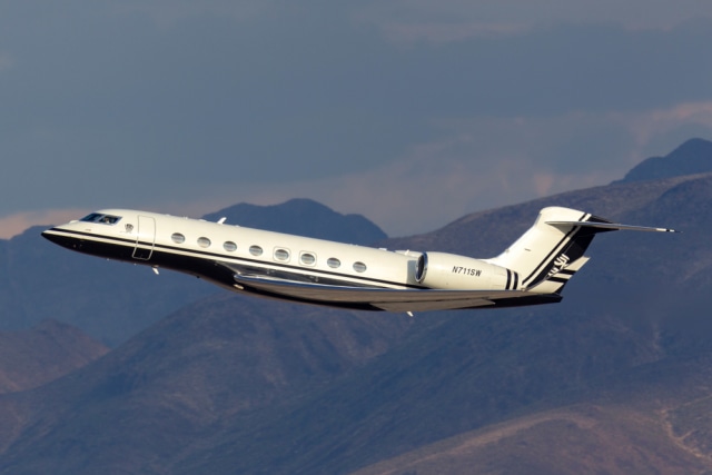 Ilustrasi pesawat pribadi milik Nasser Al Rashid Foto: Shutter Stock 