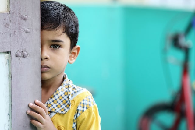 Ilsutrasi anak dengan autisme. Foto: Shutterstock 