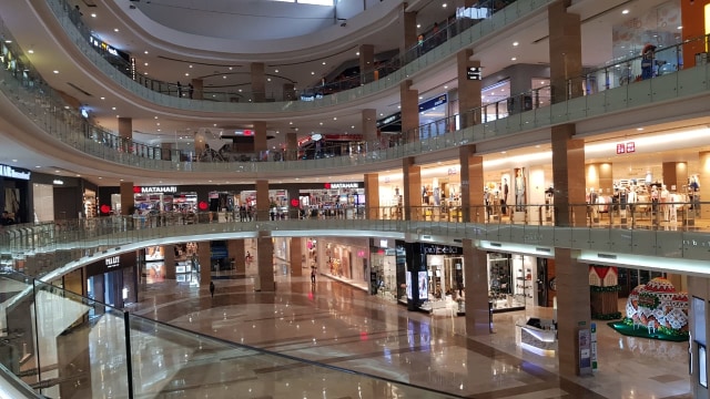 Suasana salah satu mall di Yogyakarta usai wabah corona terjadi. Foto: dok. Tugu Jogja