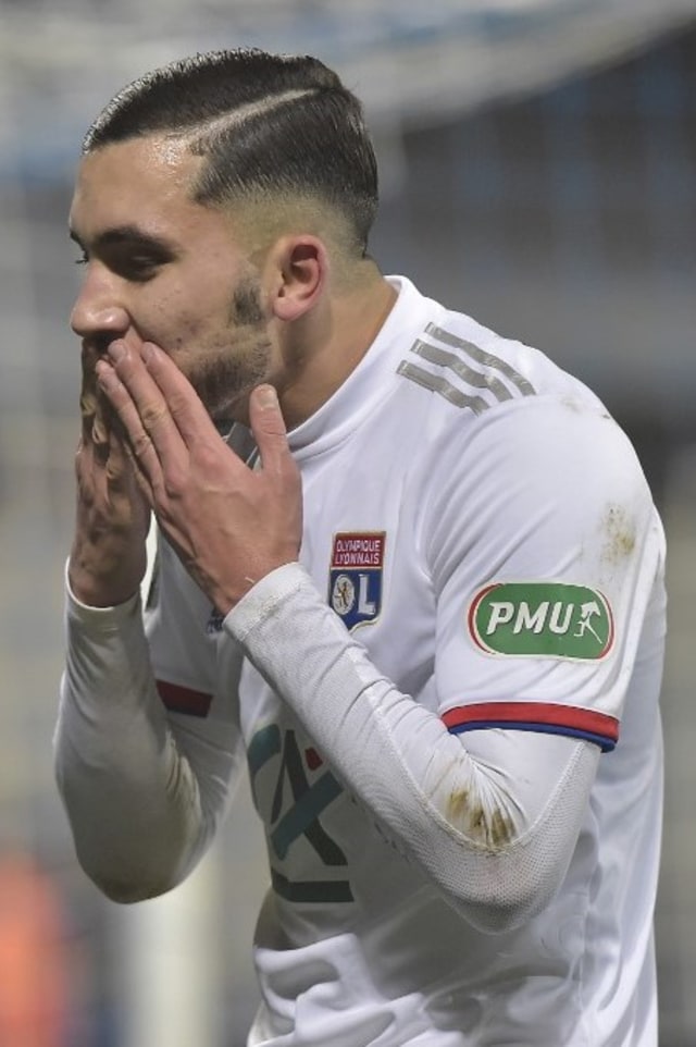 Bintang muda Olympique Lyonnais, Rayan Cherki.  Foto: ROMAIN LAFABREGUE / AFP