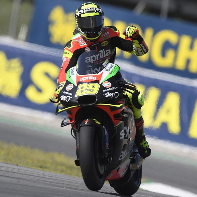 Andrea Iannone, pebalap MotoGP dari Aprilia. Foto: Twitter: Aprilia
