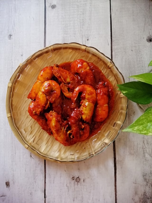 Ilustrasi udang saus tiram. Foto: Shutterstock