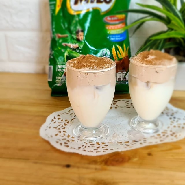 Dalgona milo. Foto: Instagram @asahid_tehyung